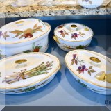 P20. Royal Worcester baking dishes. 